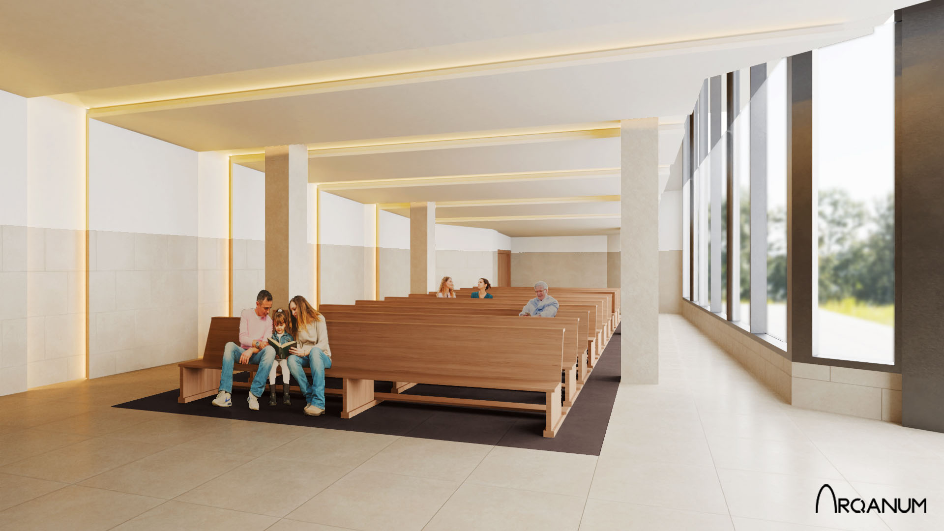 Capilla en Madrid, atril